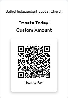 Donate QR Code BethelIBC